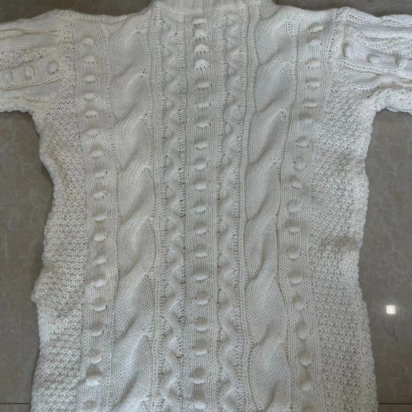 Autumn Women Long Sleeve Turtleneck Knitted Dress - Picture 3 of 8